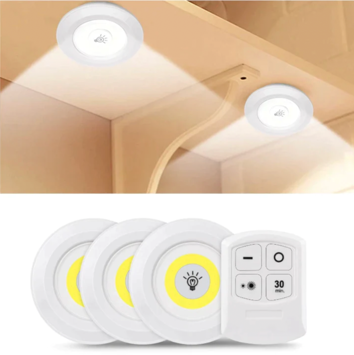 Luces Led Inalambricas CON CONTROL